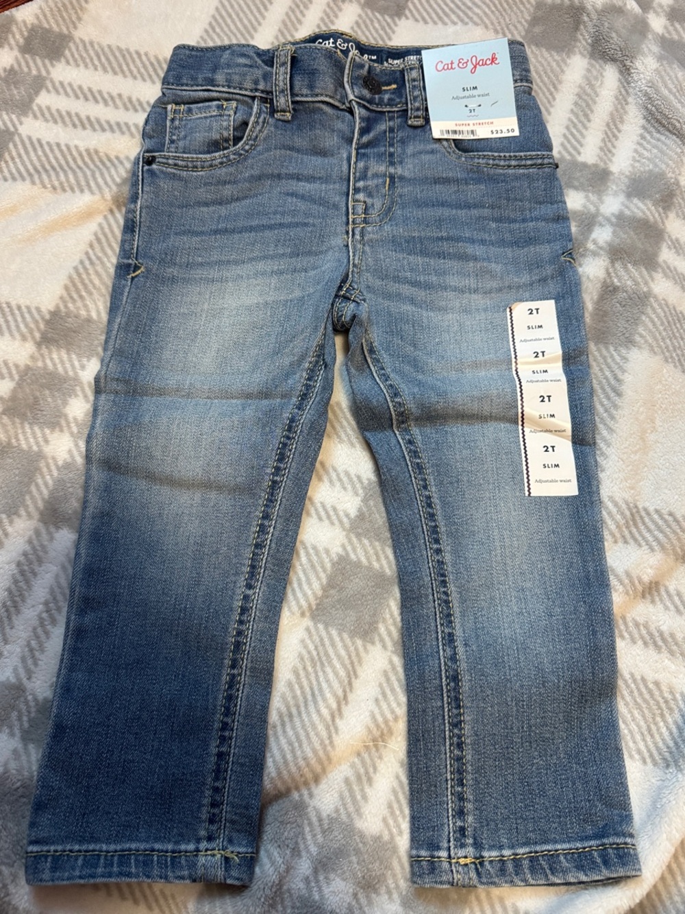 Cat & Jack Slim Boys Light Blue Jeans